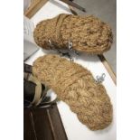 Pair of Nautical Coir Boat Fenders