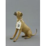 Porcelain Model of a Great Dane, unmarked