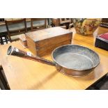 19th century Copper Flat Pan