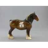 Beswick Brown Shire Mare, model no 818