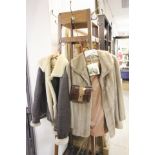 Nursey's Flying Jacket, Simulated Fur Coat and a Snakeskin Handbag