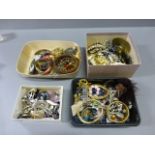 Four Tubs of Mixed Costume Jewellery