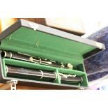 Cased Wooden Clarinet (a/f)