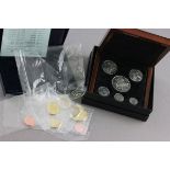Two cased coin sets including Scottish Pattern 2014