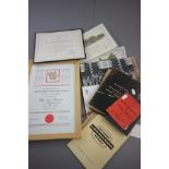 Collection of railway related paperwork and photos plus others