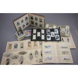 Quantity of cigarette and trade cards including Tommy Steele cards, Ogden's Photo Album with Ogden's