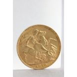 1910 Gold Sovereign Coin