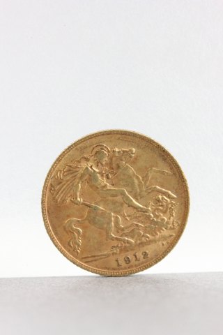 1912 Half Sovereign Gold Coin