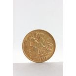 1912 Half Sovereign Gold Coin