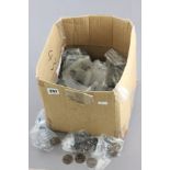 Box of over 1200 Victorian Pennies