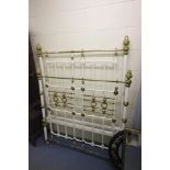 19th century Brass Double Bedstead