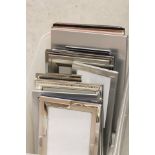 Collection of Twelve Metal Framed Photograph Frames