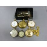 Six Pocket Watches including Two Silver and Two Ingersoll together with Collection of Keys including