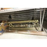 Four Brass Fire Fenders