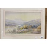 Framed and Glazed Victorian Watercolour signed J. Rock James 1899, 19" x 12"