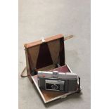 Cased Vintage Polaroid Land Camera Model J66