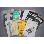 Collection of Saracens home & away rugby union programmes from the 1970's many with newspaper