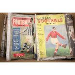 Quantity of Charles Buchan Football Monthly Magazines from 1952 to 1965