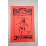 1927/28 Arsenal v Middlesbrough football programme played 12th November 1927 in vg condition with no