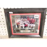 Rugby Union framed & glazed ltd edn photos of England's 2003 World Cup winning team