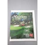 Golf Collectable's - programme for the 2001 Masters Tournament at Augusta in very good condition