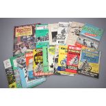 Motor Cycle Racing; approx. 20 x 1950's programmes covering meetings at Silverstone, Oulton Park,