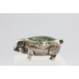 Silver Pig Pin Cushion, Birmingham 1903