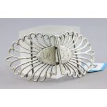 Victorian Silver Two Piece Nurses Belt Buckle, Acanthus Leaf design, Birmingham 1897 maker John