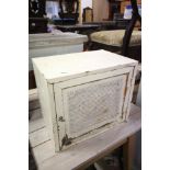 Small Metal Meat Safe with Mesh Door