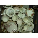 Quantity of Royal Albert Old Country Roses Items and a Part Royal Albert Parkland Coffee Set, etc
