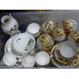 Japanese Tea Set comprising Teapot, Milk, Sugar and 6 Cups, Saucers & Plates together with a Royal