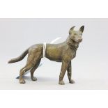 Bronze Alsatian Dog