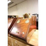 Victorian Mahogany Coal Box with Brass Fittings