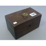 Antique Coromandel Tea Caddy