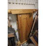 Pine Double Bedstead