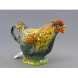 1920's / 30's Hand Painted Cockerel Teapot by Rooster