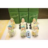 Six Boxed Beswick 'Little Lovable' Figures - Please LL33 & LL34, God Loves Me LL3 & LL10 plus Passed