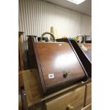 Victorian Mahogany Coal Box with Brass Fittings