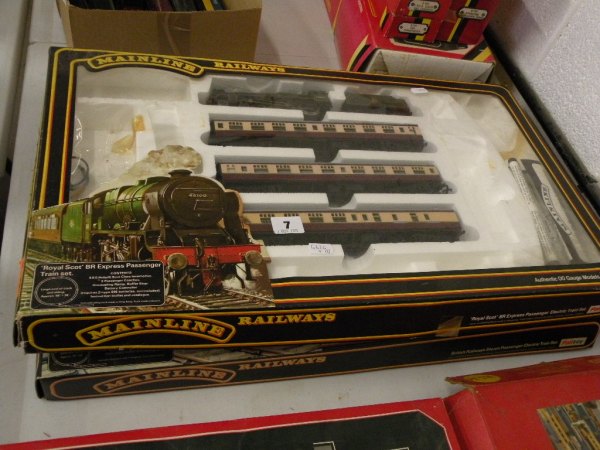 Two boxed OO gauge Mainline train sets including Royal Scot BR Passenger set and British Railways - Image 2 of 2