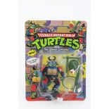 Original carded Playmates Teenage Mutant Ninja Turtles Leo The Sewer Sanmurai figure un-punched,