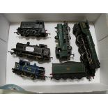 Five Triang & Hornby engines including R850 with tender, GWR tank engine (af), R253 Dock
