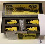 Boxed Special Ltd Edn 1:43 Vanguards AA Collection, complete with certificates