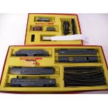 Boxed OO gauge Triang RS14 electric model railroad set with engine and all stock and boxed Triang OO