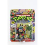 Original carded Playmates Teenage Mutant Ninja Turtles Leo The Sewer SamuraI figure un-punched,