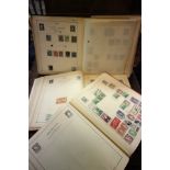 Three Stamp Albums of British and World Stamps