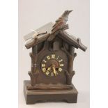 Black Forest Wooden Carved Cuckoo Clock