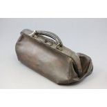 Vintage Leather Gladstone Bag