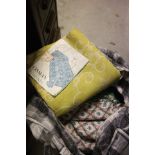 Large Bag of Mixed Fabrics including a Retro Osman Bedspread