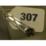 Silver 'Flower' Book Mark