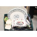 Large Midwinter Stylecraft Turkey Patterned Meat Plate together with similar plates and other